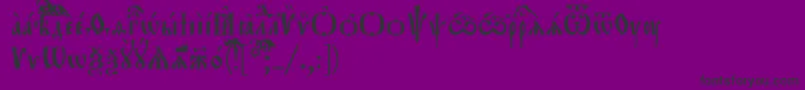 Police Orthodox.TtUcs8 – polices noires sur fond violet