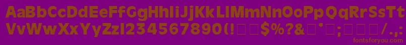 Saiba mais sobre a fonte CartesDisplaySsi Fonte CartesDisplaySsi – fontes marrons em um fundo roxo