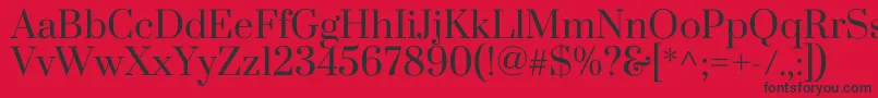 Saiba mais sobre a fonte PrataRegular Fonte PrataRegular – fontes pretas em um fundo vermelho