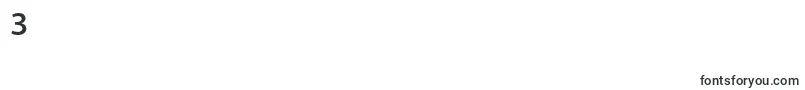 HeiseikakugostdW5 Font – Fonts for Digit 3