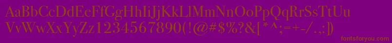 Lisätietoja Bodoni72c-fontista Bodoni72c-fontti – ruskeat fontit violetilla taustalla