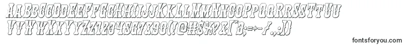 Шрифт Texasranger3Dital – формы шрифтов