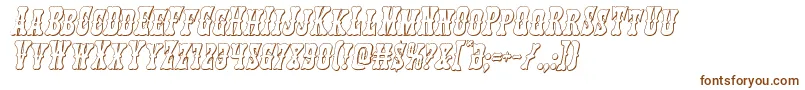 Texasranger3Dital Font – Brown Fonts
