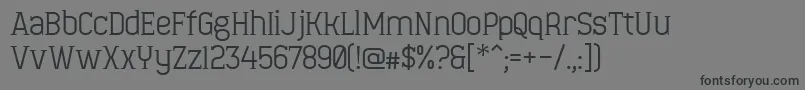 MinaeffEct Font – Black Fonts on Gray Background