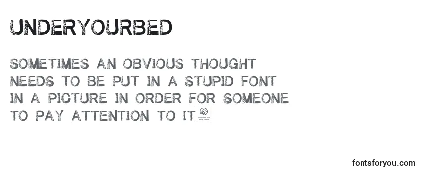 Underyourbed (72986) Font