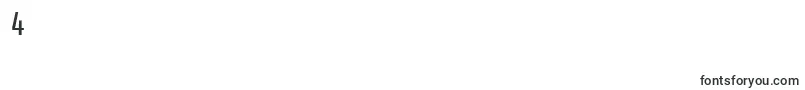 ShareRegular Font – Fonts for Digit 4