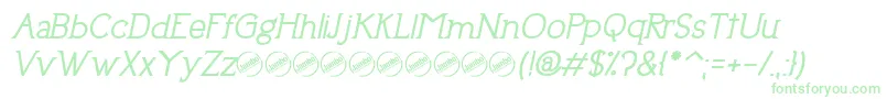 UptownEleganceBoldItalic Font – Green Fonts