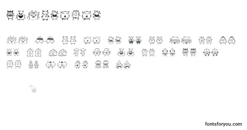 Fuente Spacedude - alfabeto, números, caracteres especiales