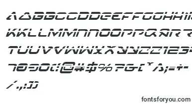 4114BlasterLaserItalic font – Fonts Starting With 4