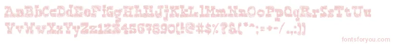 NonCommercialBlockography Font – Pink Fonts on White Background