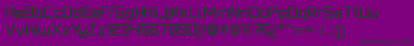 PlatformoneBold Font – Black Fonts on Purple Background