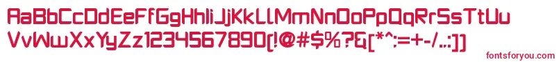 PlatformoneBold Font – Red Fonts