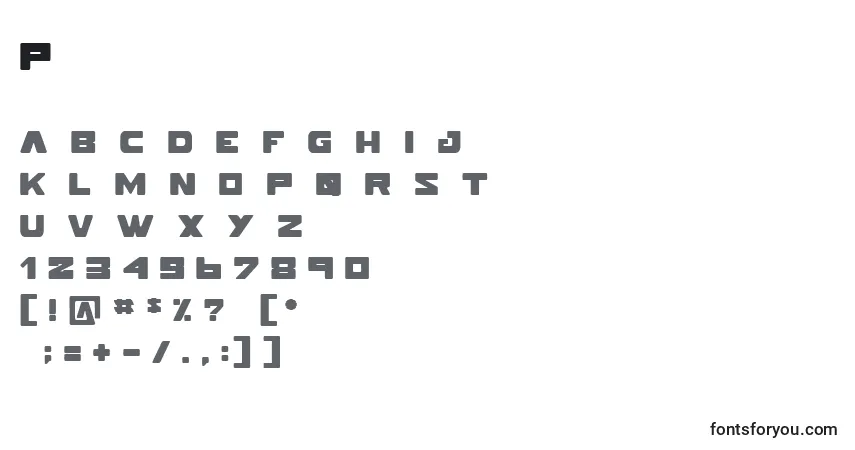 Pokerface Font – alphabet, numbers, special characters