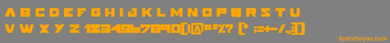 More about Pokerface Font Pokerface Font – Orange Fonts on Gray Background