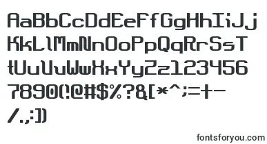 DotboundaryJustified font – OTF Fonts