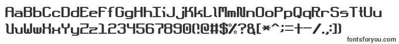 Шрифт DotboundaryJustified – космические шрифты