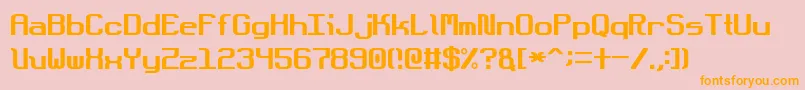 More about DotboundaryJustified Font DotboundaryJustified Font – Orange Fonts on Pink Background