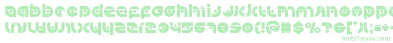 Kovacsspotlaser-Schriftart – Grüne Schriften