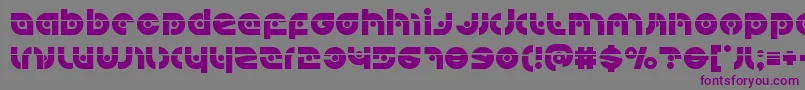 Kovacsspotlaser Font – Purple Fonts on Gray Background