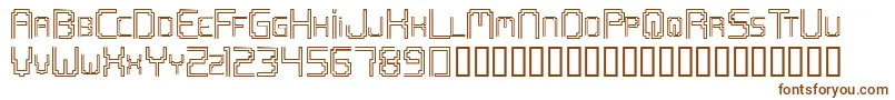 Шрифт Openmind – коричневые шрифты на белом фоне