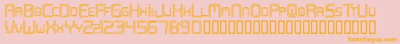 Openmind Font – Orange Fonts on Pink Background