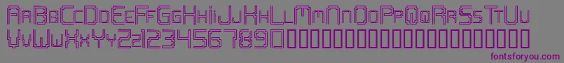 Шрифт Openmind – фиолетовые шрифты на сером фоне