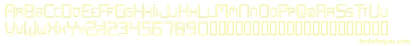 Czcionka Openmind – żółte czcionki
