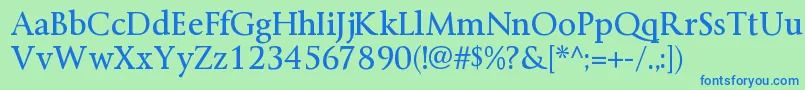 Más sobre la fuente ByingtonrgRegular fuente ByingtonrgRegular – Fuentes Azules Sobre Fondo Verde