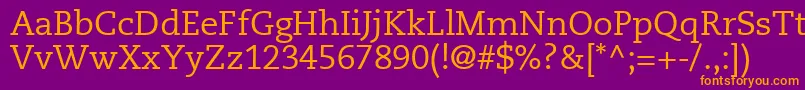 More about MonologueSsi Font MonologueSsi Font – Orange Fonts on Purple Background