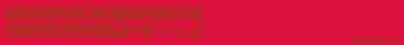Más sobre la fuente Permanentdaylightitalic fuente Permanentdaylightitalic – Fuentes Marrones Sobre Fondo Rojo