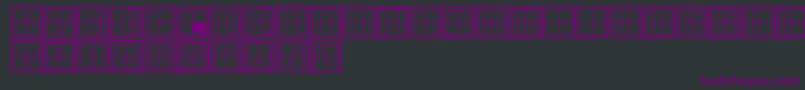 Lisätietoja XperimentypothreeCSquare-fontista XperimentypothreeCSquare-fontti – violetit fontit mustalla taustalla