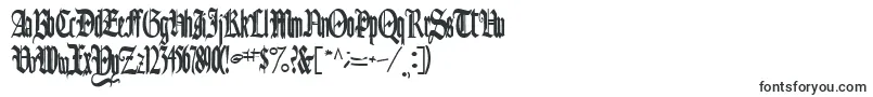 Шрифт Authurfont110Bold – фигурные шрифты