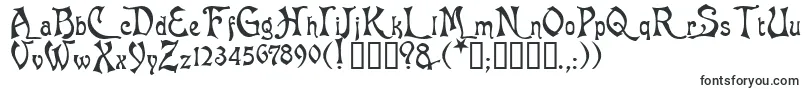 Шрифт Baphomet – готические шрифты