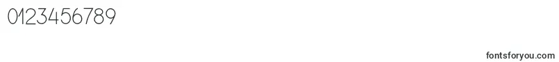 ModernSansLight Font – Fonts for Numbers and Digits