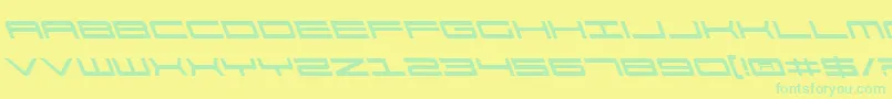 More about 911PorschaLeftalic Font 911PorschaLeftalic Font – Green Fonts on Yellow Background