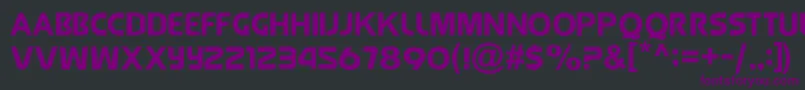 JollyRaunchy Font – Purple Fonts on Black Background