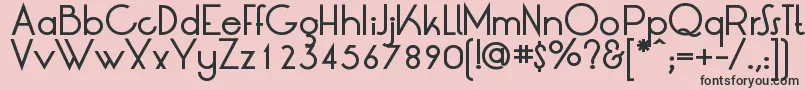 LtOksanaMediumBold Font – Black Fonts on Pink Background