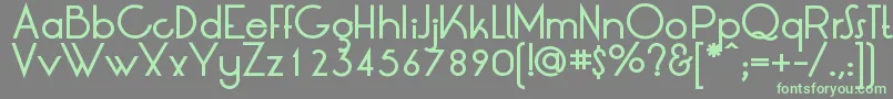 LtOksanaMediumBold Font – Green Fonts on Gray Background
