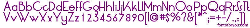 Police LtOksanaMediumBold – polices violettes