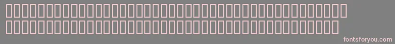 Antoniomountbattensh Font – Pink Fonts on Gray Background