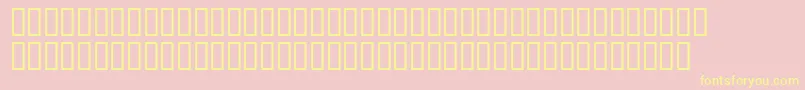 Antoniomountbattensh Font – Yellow Fonts on Pink Background