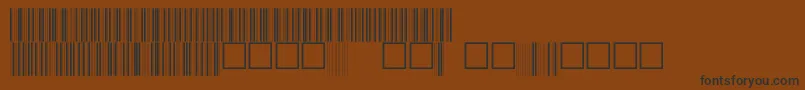 Шрифт C39p24dhtt – чёрные шрифты на коричневом фоне