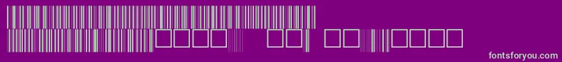 C39p24dhtt Font – Green Fonts on Purple Background