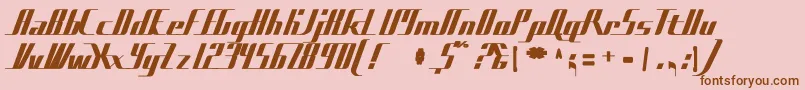 More about Bad ffy Font Bad ffy Font – Brown Fonts on Pink Background