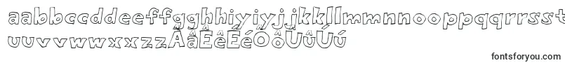 Шрифт Eighty Percent Outline – фризские шрифты