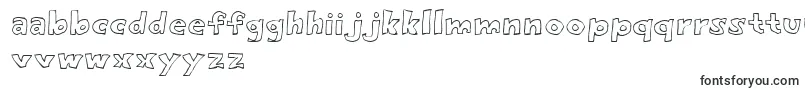 Czcionka Eighty Percent Outline – sudańskie czcionki