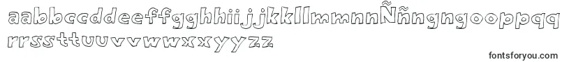 Czcionka Eighty Percent Outline – filipińskie czcionki