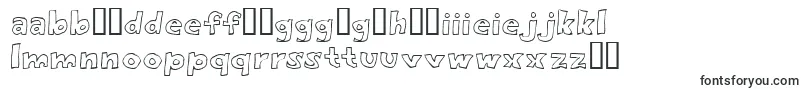 Eighty Percent Outline Font – Maltese Fonts