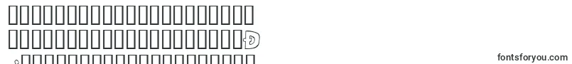 Fonte Eighty Percent Outline – fontes tártaras