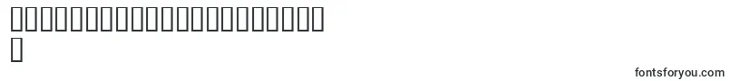 フォントEighty Percent Outline – イディッシュ文字